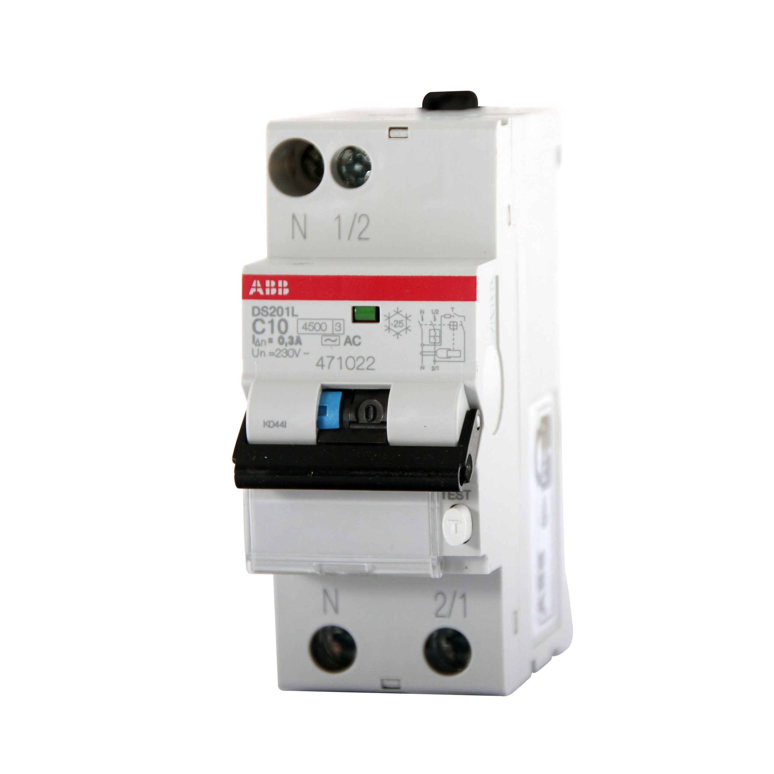 Disjoncteur différentiel  DS201 L C10 AC300