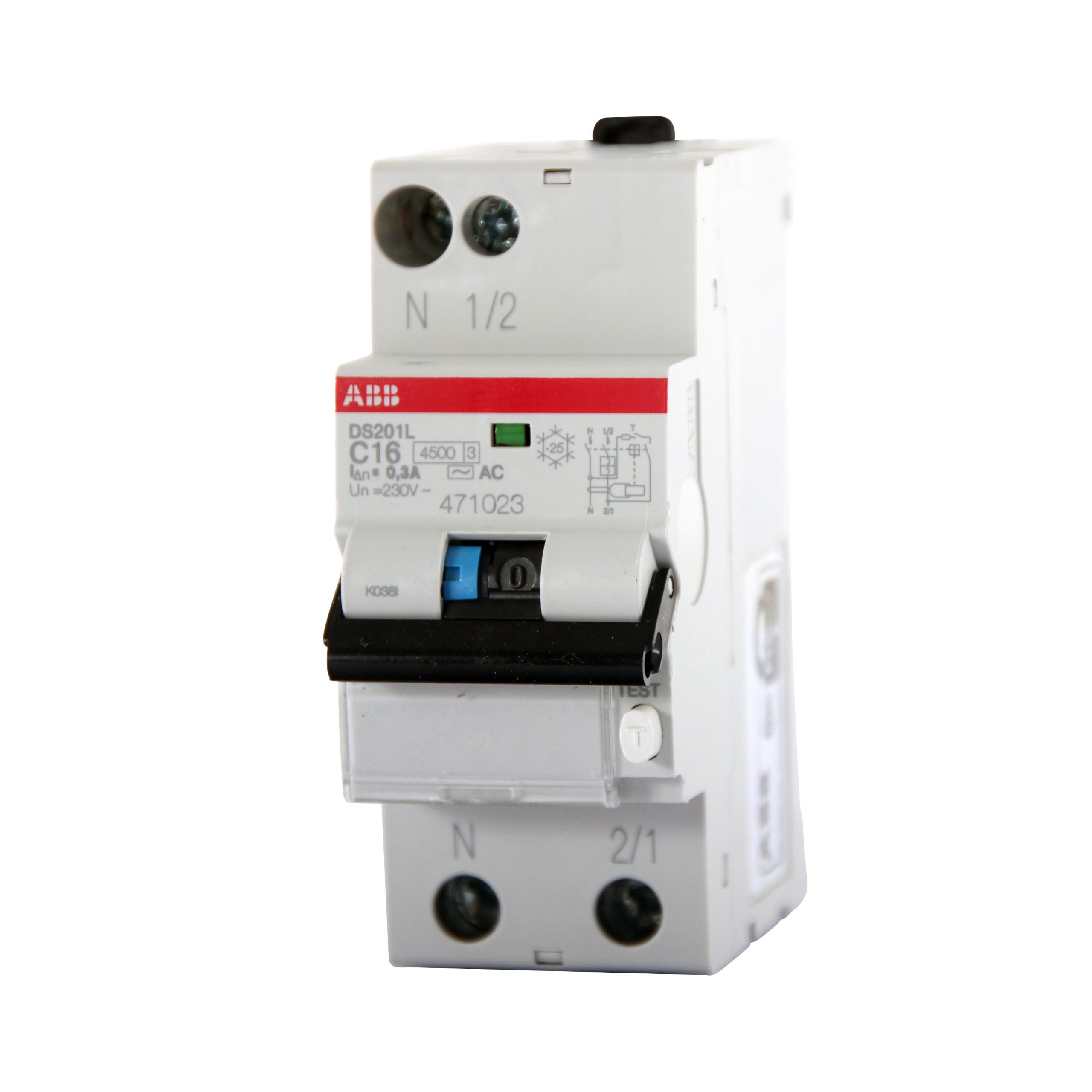 Disjoncteur différentiel  DS201 L C16 AC300