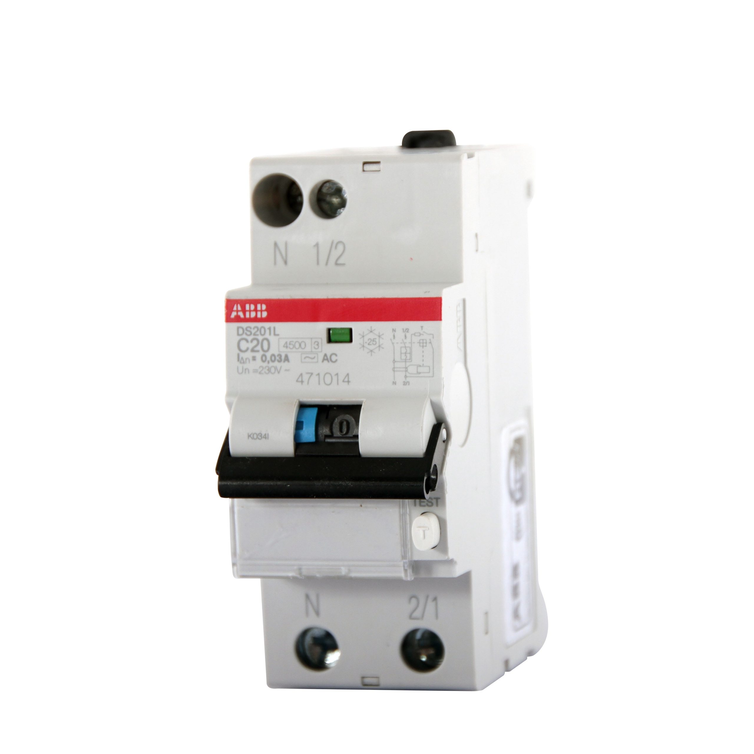 Disjoncteur différentiel DS201 L C20 AC30