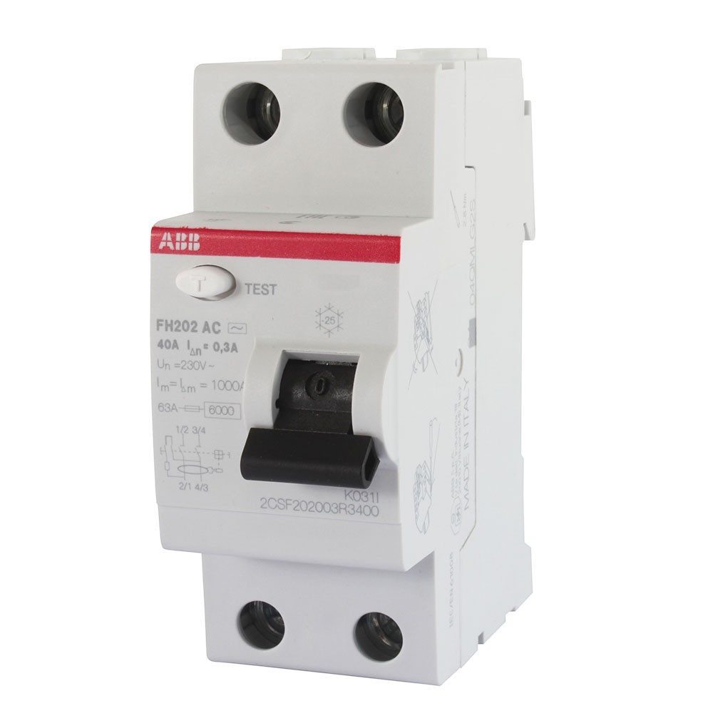 Interrupteur différentiel 40A ABB