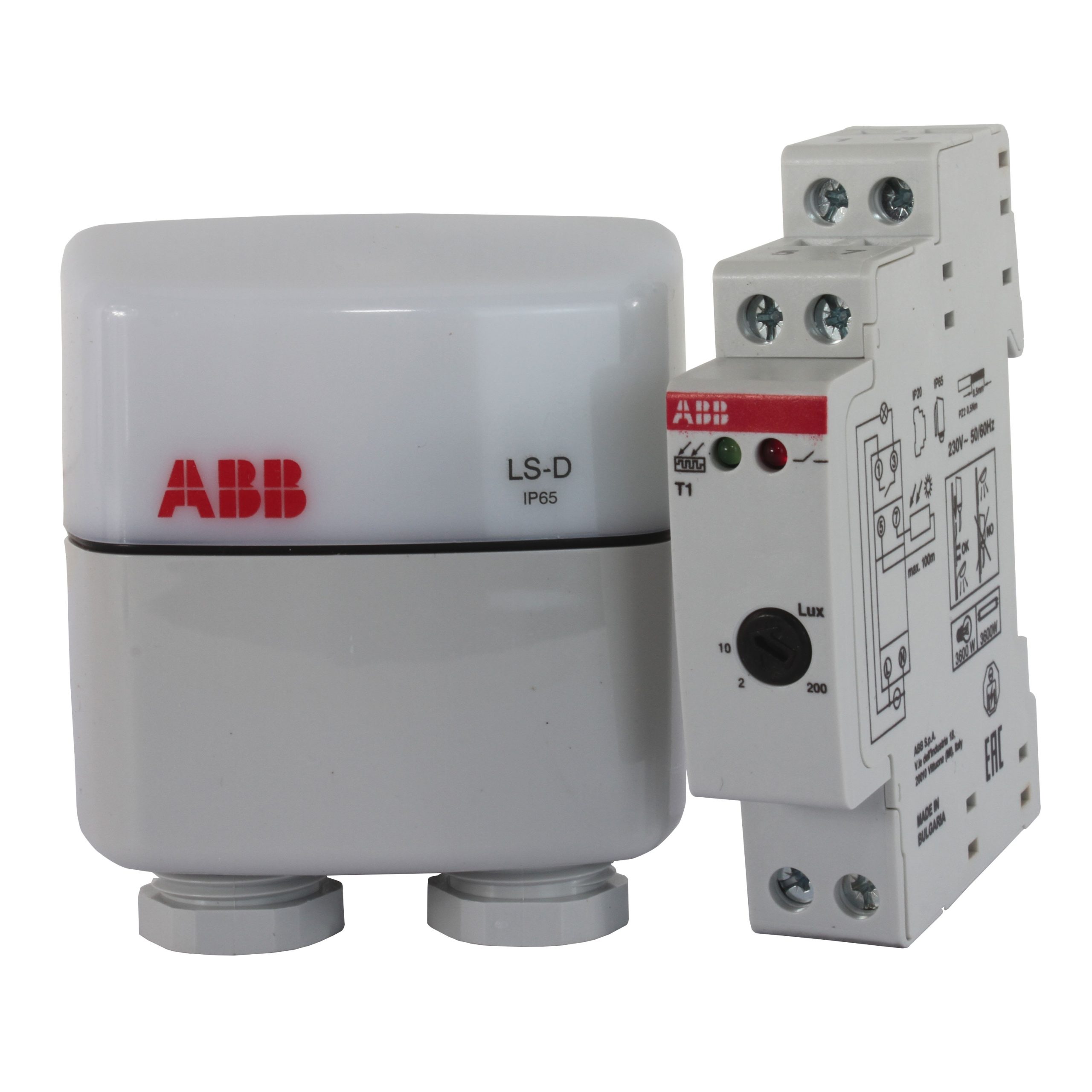 Interrupteurs crépusculaires modulaires ABB
