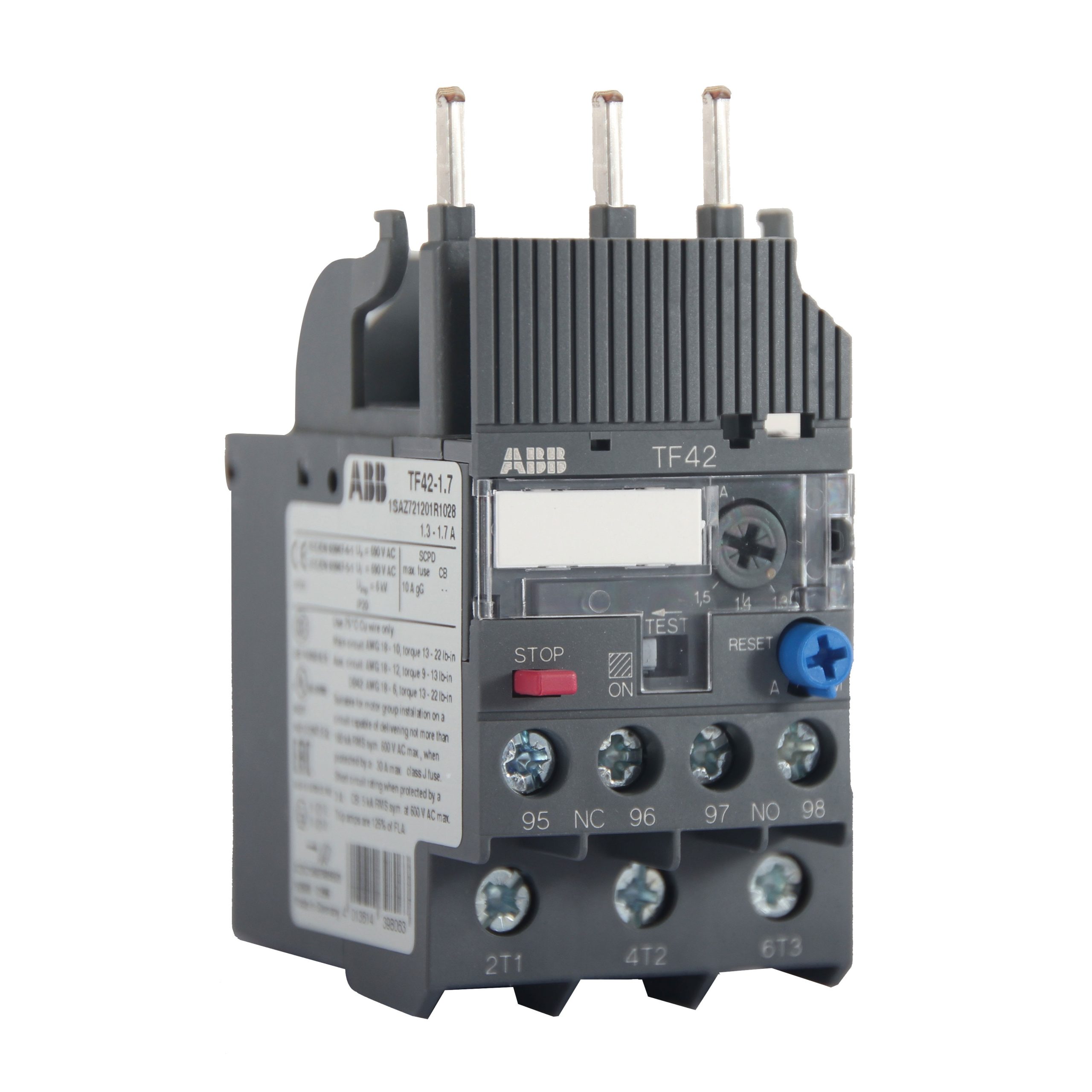 Relais thermique ABB TF42 (1.3A-1.7A)