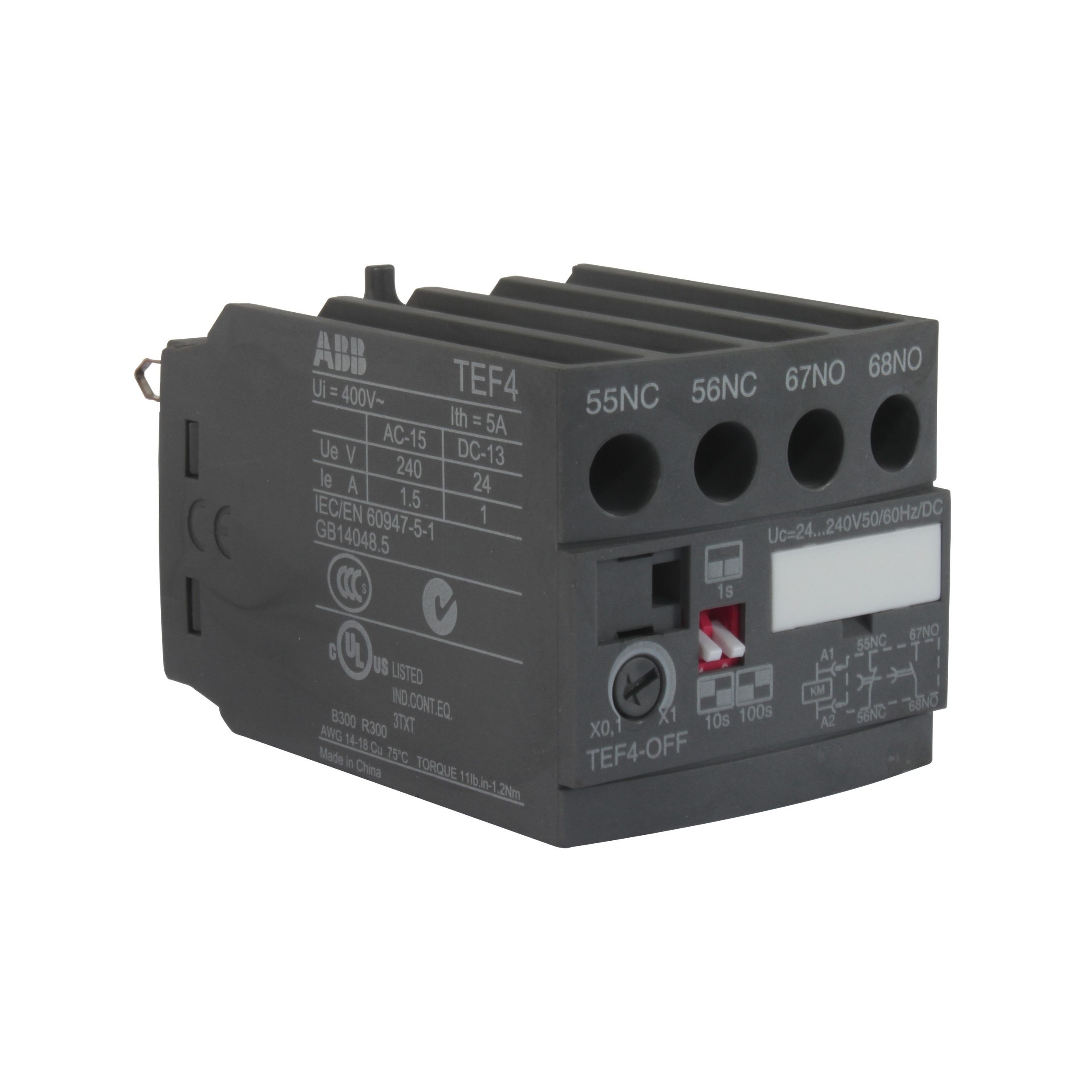 Temporisateurs électronique TEF4-OFF ABB